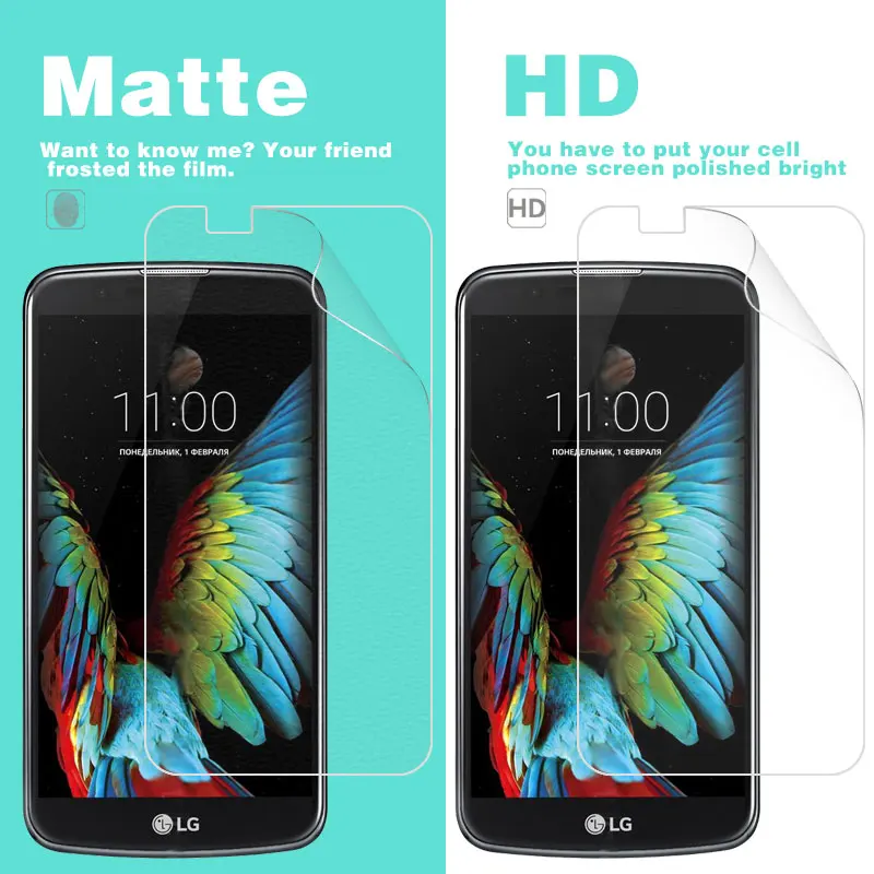 Антибликовая матовая пленка для LG K10 K430N 5 3 В HD прозрачный глянцевый защитный