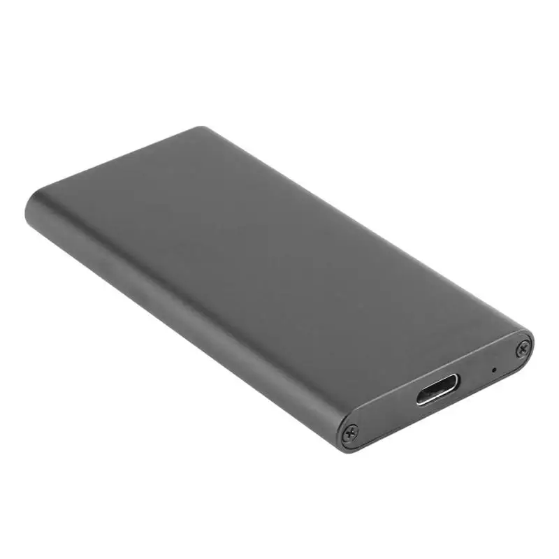 Алюминиевый HDD Box USB3.1 type-C для MSATA SSD Внешний корпус жесткий диск для Windows SE/ME/2000/XP/Vista/Windows 7/8/10