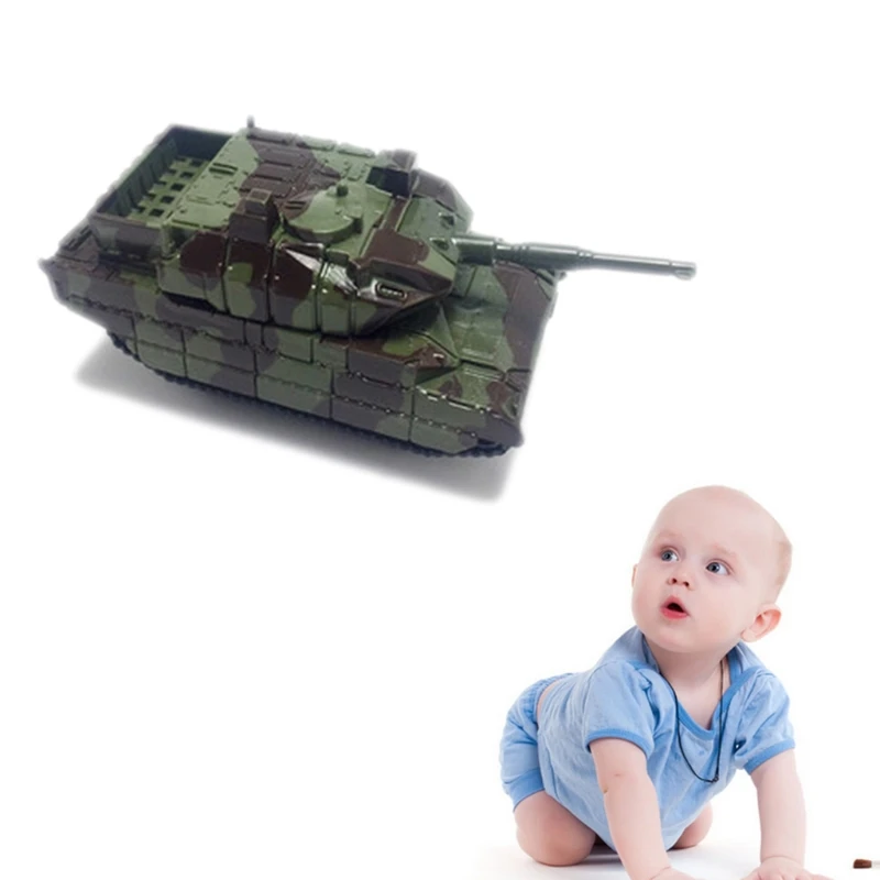 OOTDTY новый зеленый армейский Танк пушки модель игрушки военные транспортные
