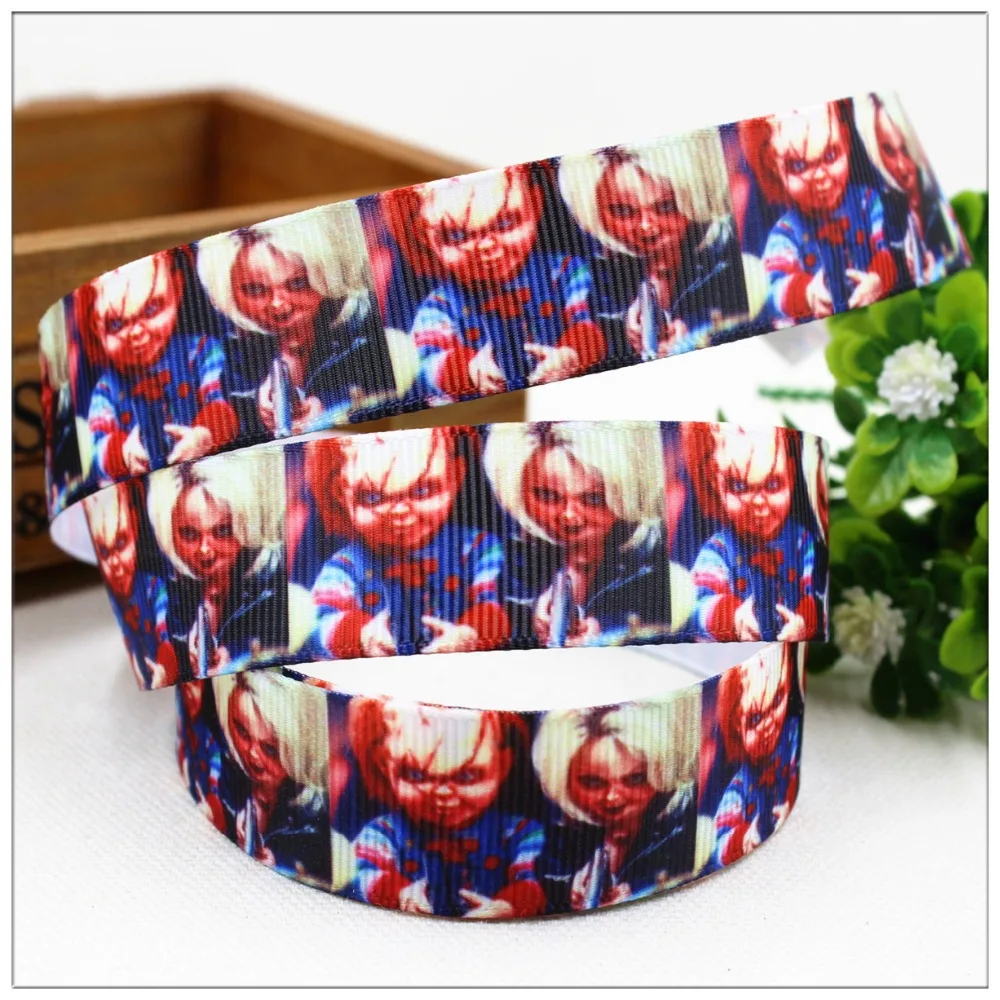 OOOT BAORJCT 7/8 ''(22 мм) 10 ярдов/лот напечатан Grosgrain ленты мультфильм лента для
