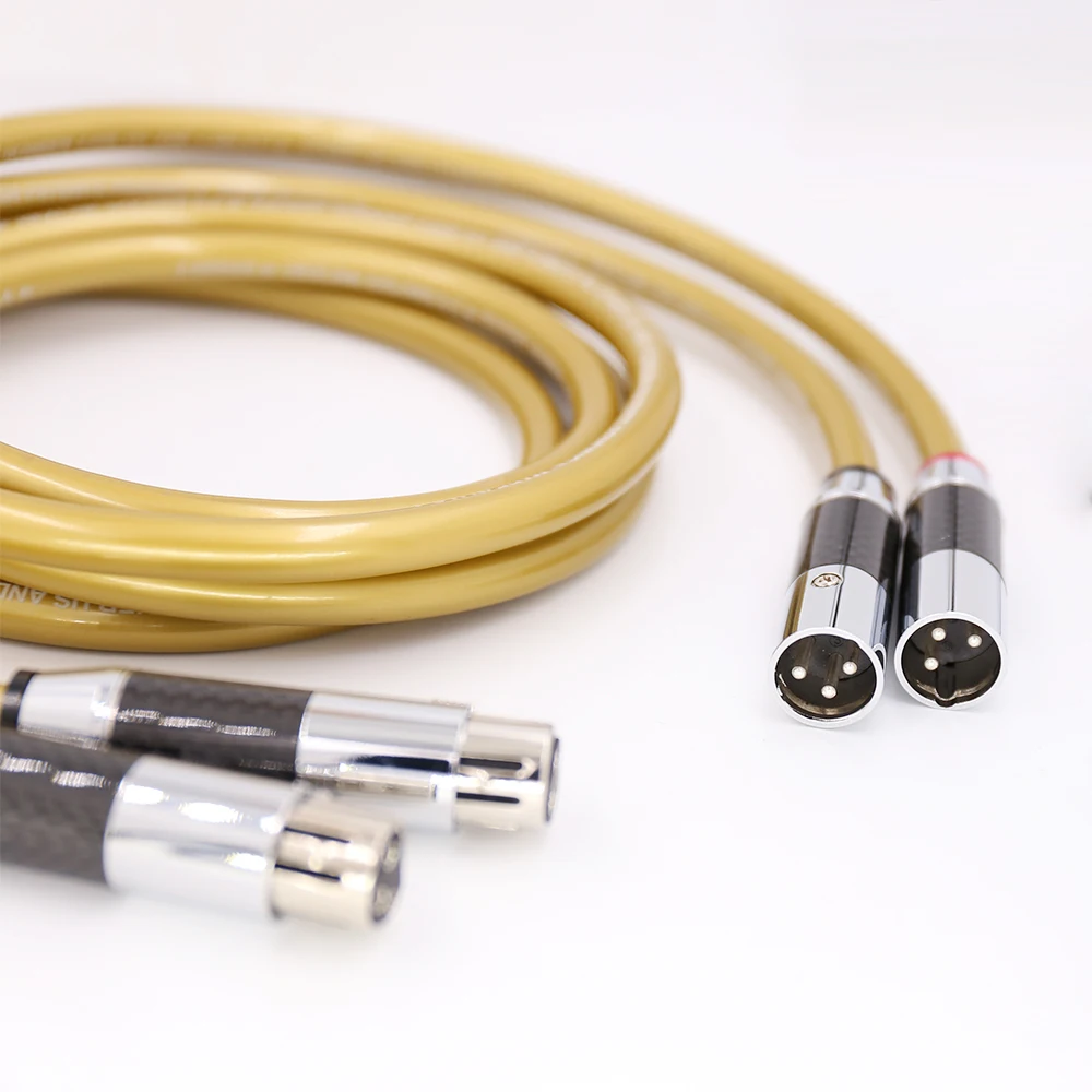 HI End 5C медный Fi XLR кабель чистый OCC HIFI двойной папа мама соединительный