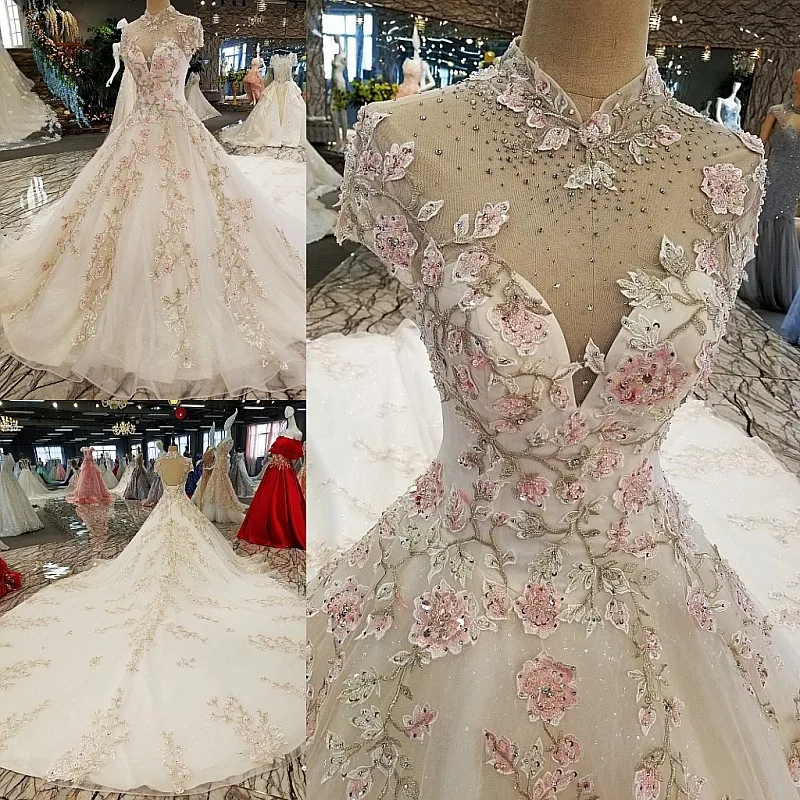 Роскошные вечерние платья с кружевными цветами 2020 vestido de festa vestidos fiesta largos elegantes gala