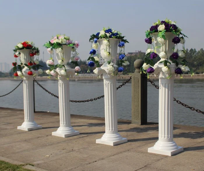 

4pcs/lot wedding roman column wedding props wedding roman pillar banquet road lead wedding decoration