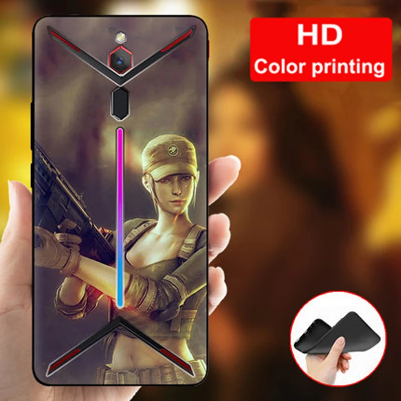 Для zte Nubia Red Magic Mars чехол игровой мультфильм Ультратонкий Мягкий силиконовый чехол красный волшебный Марс игровой телефон NX619J funda