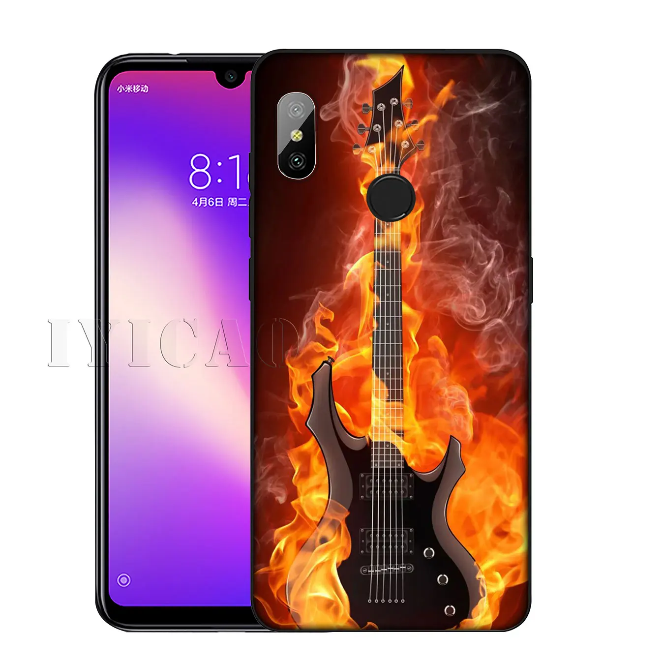 Роскошный мягкий силиконовый чехол для телефона IYICAO Music guitar DJ Xiaomi Redmi K30 K20 8A 7A 6A 5A S2