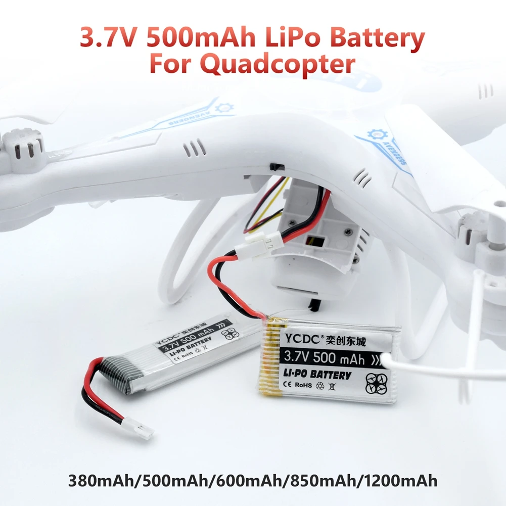 YCDC новый мощный Модернизированный Hubsan H107 Божья коровка RC Квадрокоптер 25C 3 7 V 380mAh