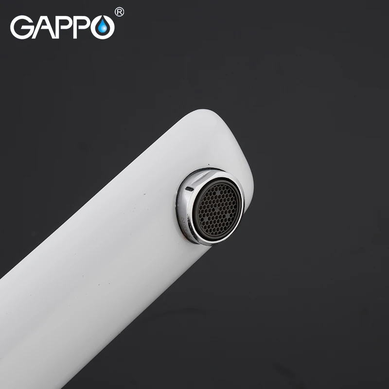 GAPPO смеситель для раковины s Tall смесители ванной комнаты белые краны водопада