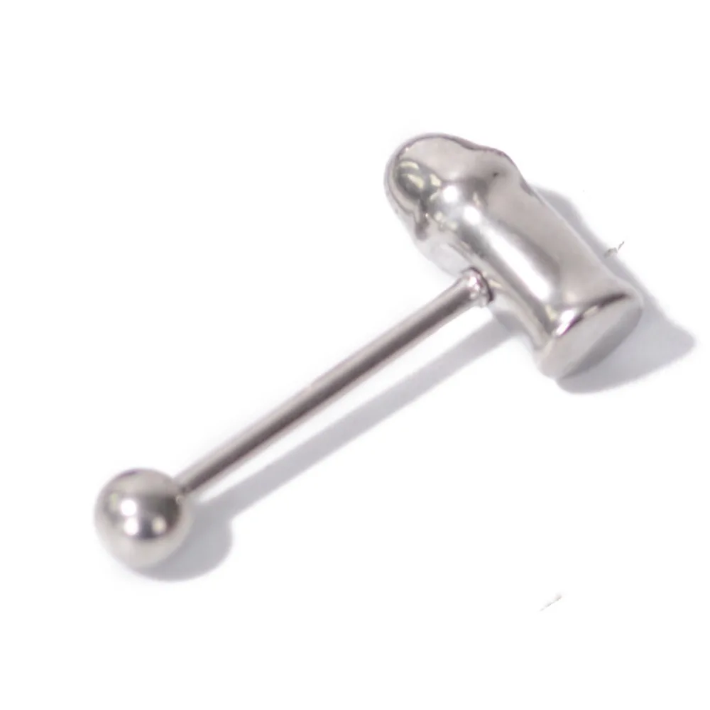 Пули вибратор пирсинг для языка бар язычок ювелирные украшения пирсинга