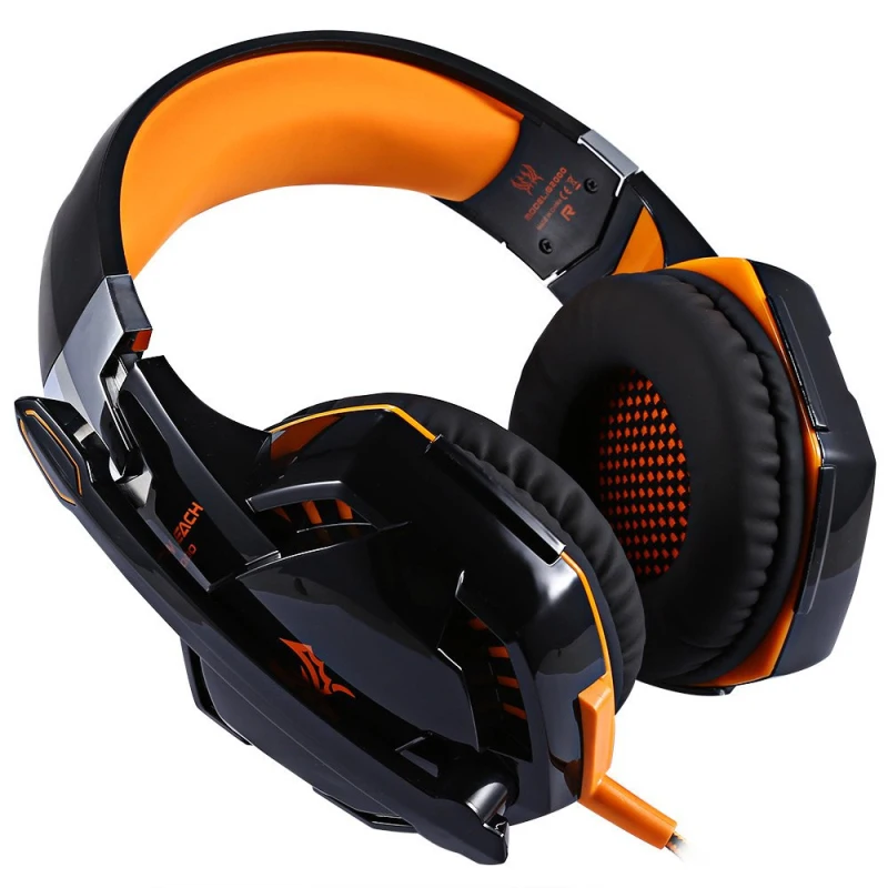 Каждый G2000 глубокий бас игры для наушников стерео окружении Over Ear Gaming Headset повязка наушники с легкой