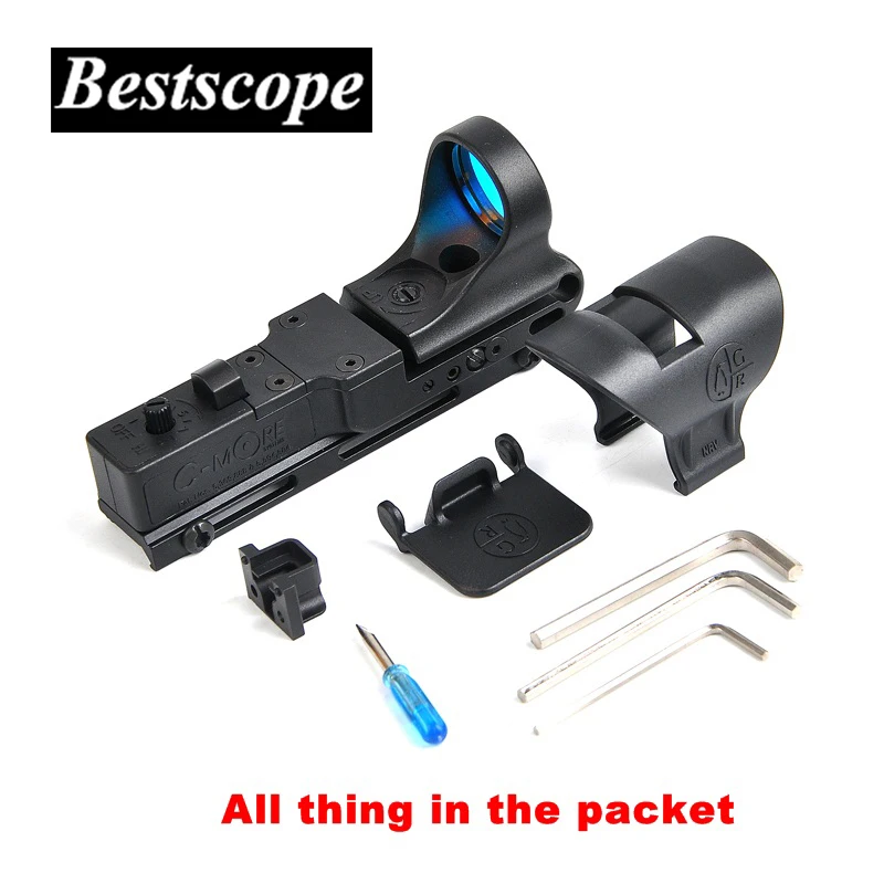 Тактический прицел с красной точкой EX 182 Element SeeMore Railway Reflex C-MORE прицел с красной точкой 6 цветов оптика охотничий прицел