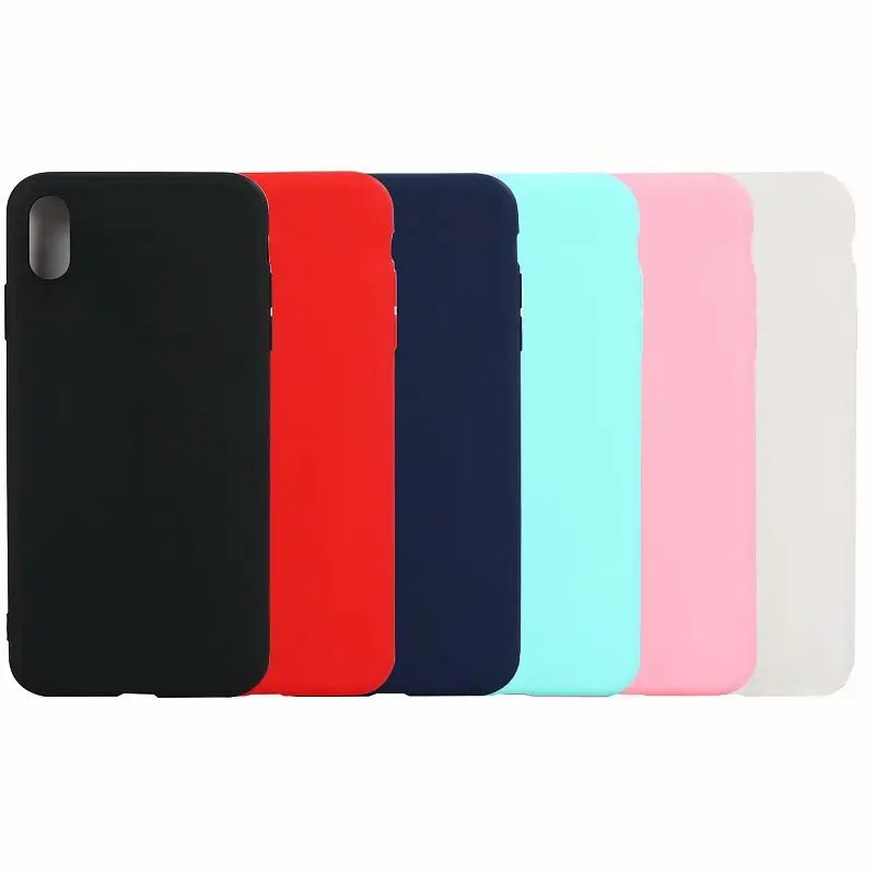 Matte TPU Frosted Silicon Phone Cover For iphone 5S 6 6S 7 7G 8 8G PLUS 7PLUS 8PLUS Soft Back Case X XS Max XR |