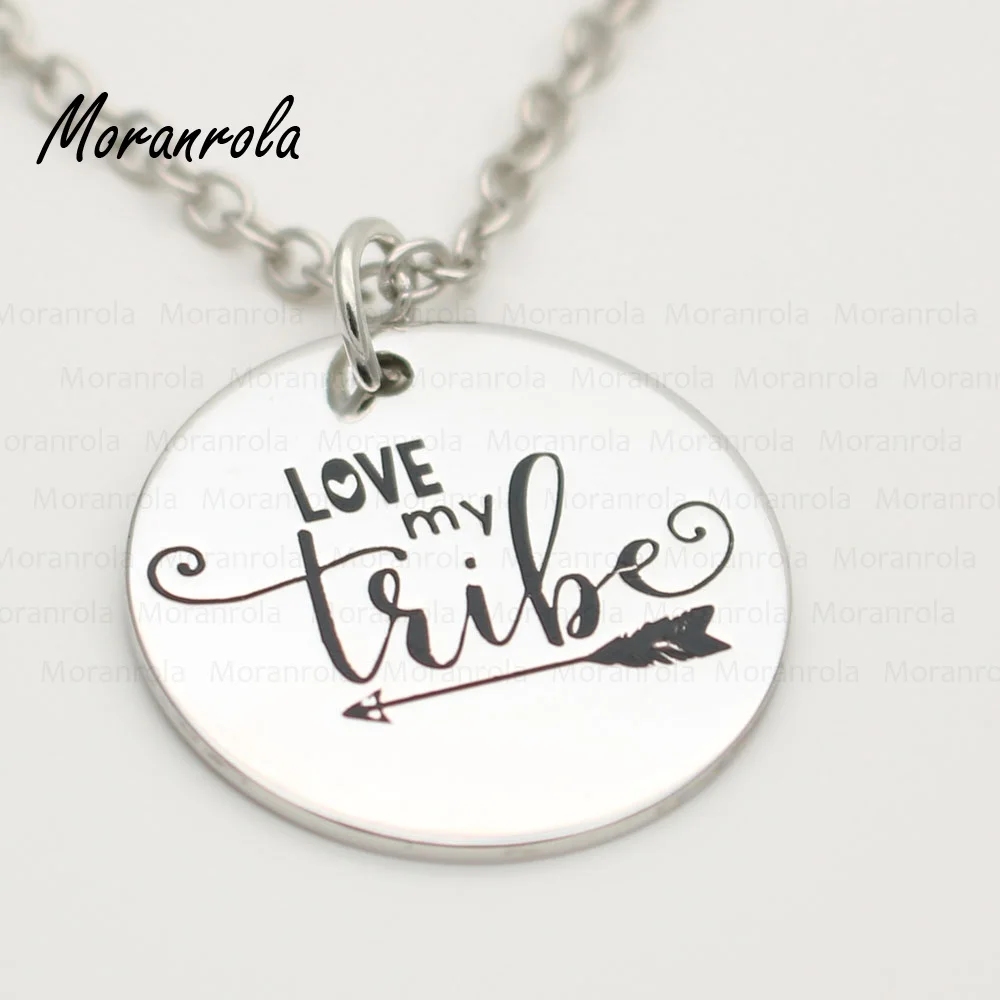 Медное ожерелье из мультфильма Love my tribe брелок для мам лучших друзей ювелирные