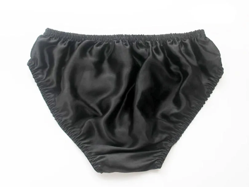 5 шт. мужские трусы со средней талией 100% шелк сексуальное нижнее белье для мужчин