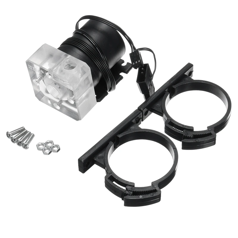 Новый DC 12V G1/4 низкий уровень шума процессора охлаждающая вода насос для