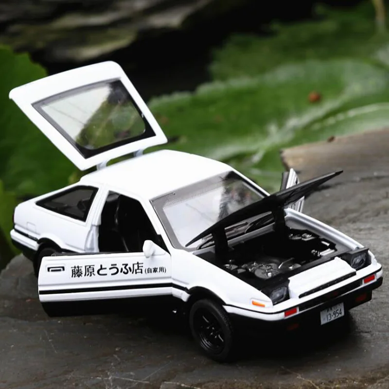 15 см 1:32 Масштаб металлический сплав классический начальный D Япония AE86 классическая модель автомобиля оттягивающая модель литые автомобили игрушки для детей