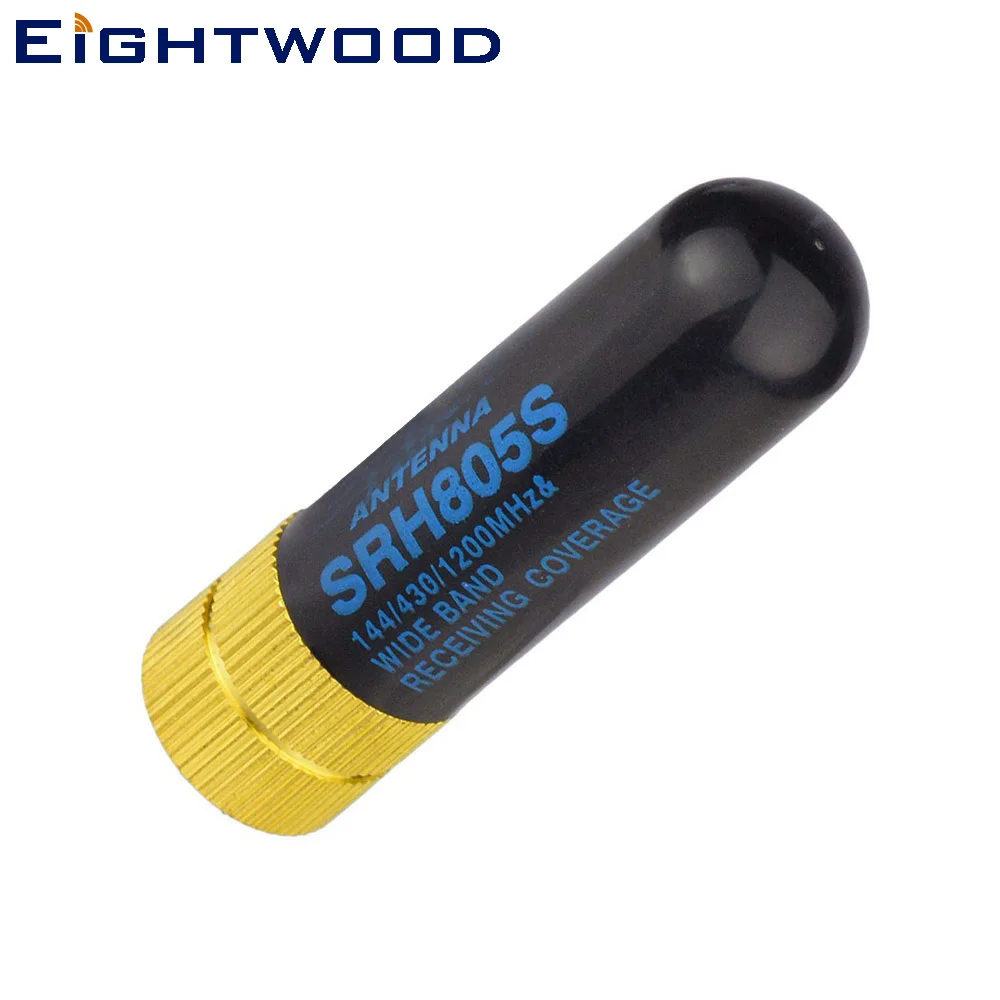 

Eightwood Handheld Stubby Antenna Aerial SMA Female for Baofeng GT-3 UV-5R BF-888s Kenwood Linton PUXING Wouxun Two Way Radio