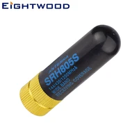 eightwood handheld stubby antenna aerial sma female for baofeng gt 3 uv 5r bf 888s kenwood linton puxing wouxun two way radio