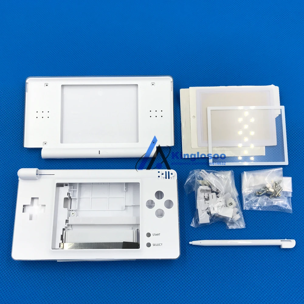 Ограниченная серия белый полный комплект в виде ракушки чехол для nintendo DS Lite DSL