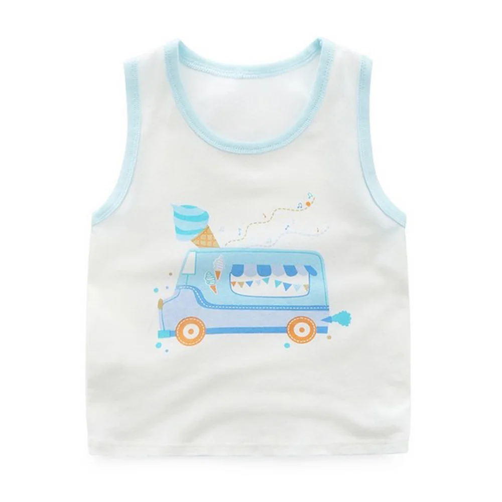 Для маленьких детей новый Повседневное шею Мода без рукавов Майки | Мать и