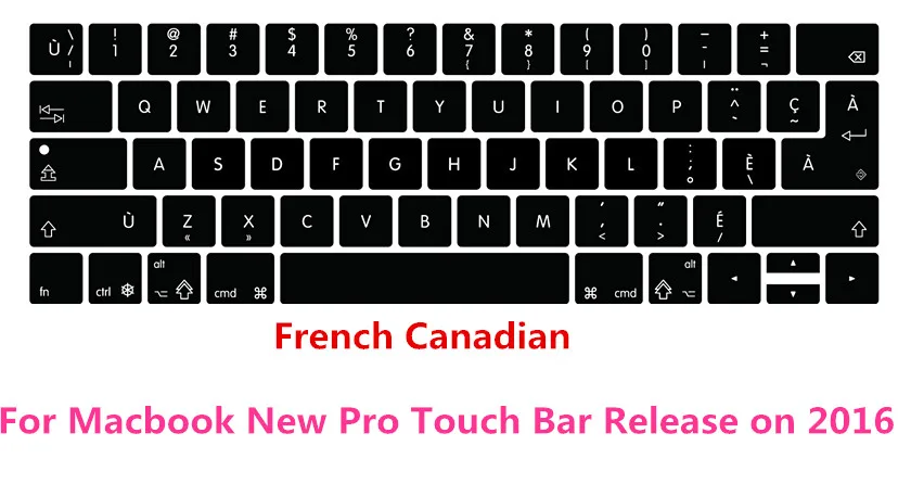 Для нового Macbook Pro 13 Сенсорная панель Защитная крышка для клавиатуры немецкий