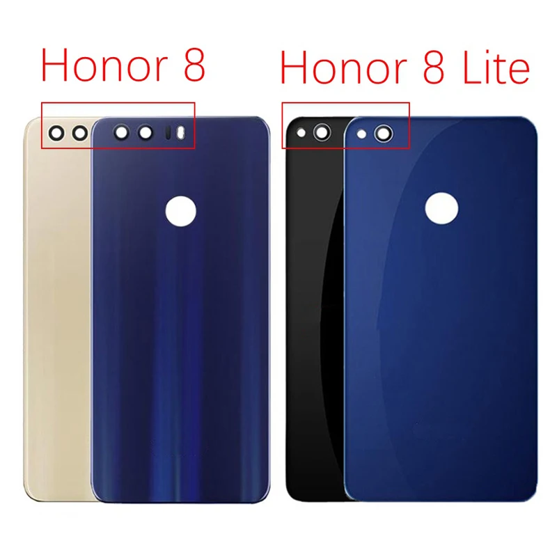 Чехол на дверь для huawei honor 8 Lite honor 8, крышка на батарейку, Задняя стеклянная крышка на батарейку для honor 8 Lite, запасная задняя панель