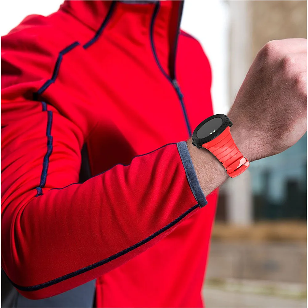 

high quality silicone watch strap For Suunto Core replace watch band wristband For Suunto Core watch belt Smart watch accessorie