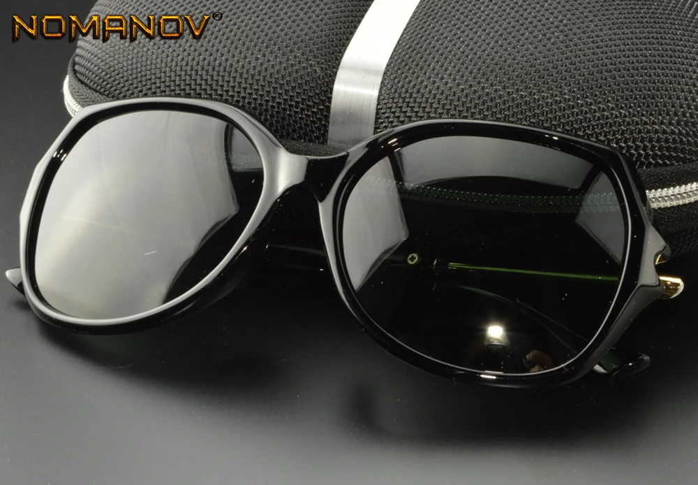 

Limited Black Oversized Butterfly Women Polarized Sunglasses Delicate Diamond-shaped Temples Shopping Party Various Occasions