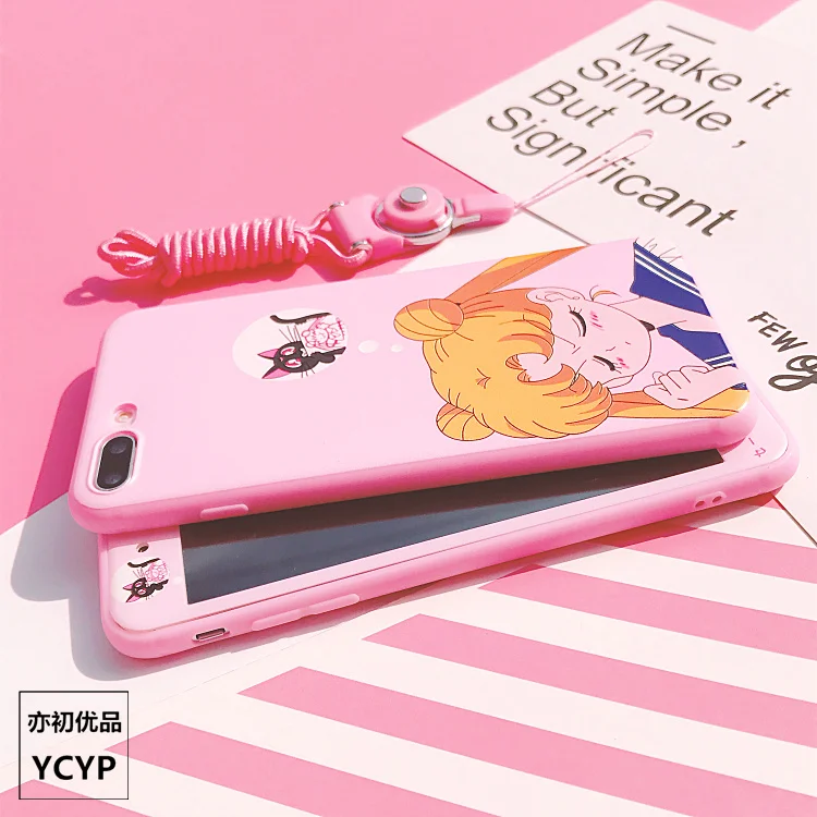 Для iphone XS Max милый Cardcaptor Sakura задний Чехол+ пленка для экрана из закаленного стекла, Девушка Мягкий чехол для iphone X XR 6 7 8plus