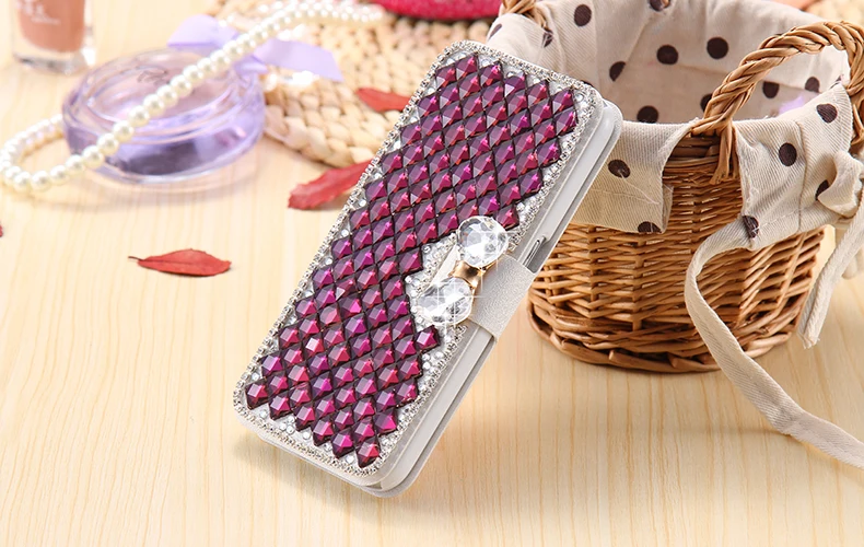 KISSCASE чехол для samsung Galaxy Note 4/Note 5 A5 A7 S5 6 S6 Edge Plus для sony Z3 держатель-книжка класса люкс со стразами чехол для корпуса