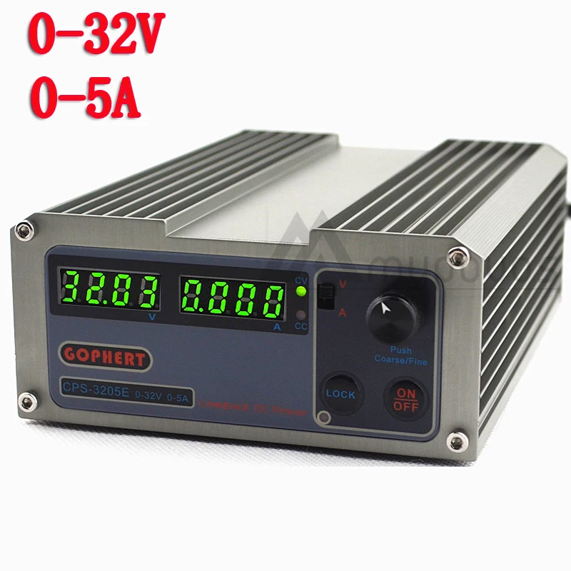 Новое CPS-3205E поступление прецизионный цифровой Регулируемый мини источник питания постоянного тока OVP/OCP/OTP 32V5A 110 V-230 V 0,01 V/0.001A EU