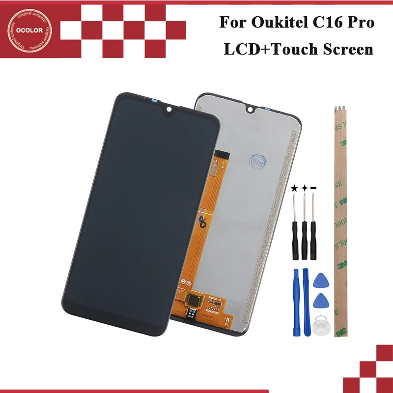 Цветной для Oukitel C16 Pro ЖК-дисплей и сенсорный экран 5 71 ''дигитайзер с