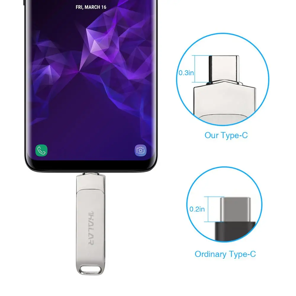 Флеш-накопитель USB THKAILAR 32 ГБ 64 128 256 металлический OTG 3 0 тип ключа c высокая скорость