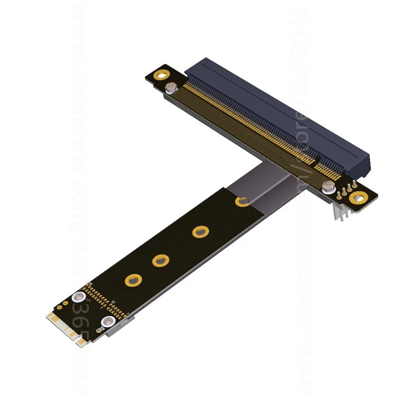 M2 M.2 NGFF NVMe M key к PCI e x16 Райзер карте Gen3.0 кабель 32G/bps Express PCIe 16x Удлинительный ключ 2230