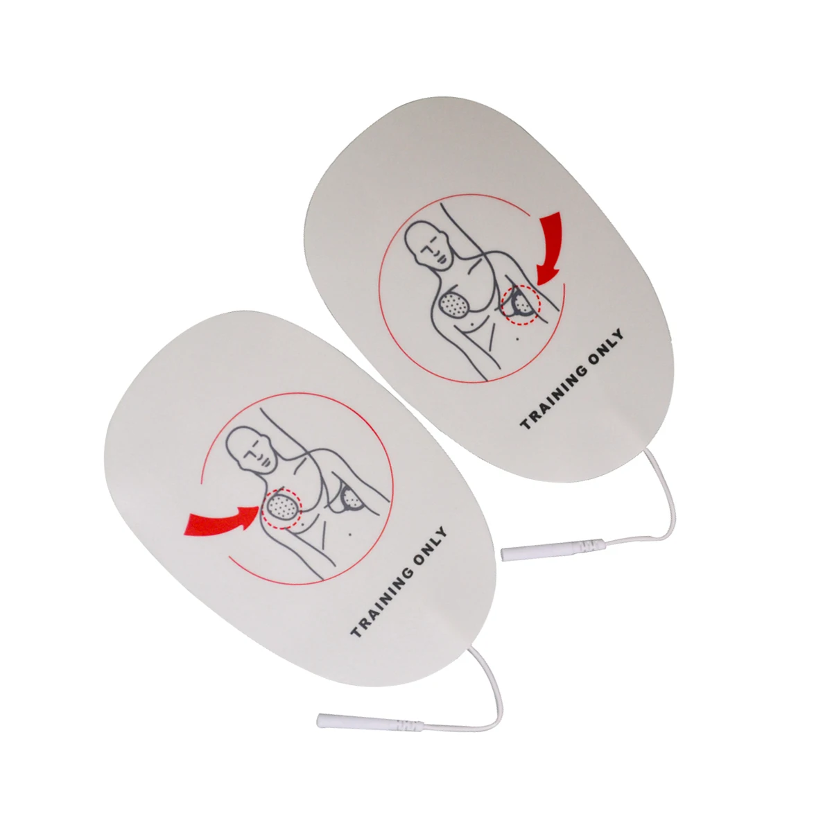 1 пара новый адгезионный электрод для тренировки взрослых AED проводящий пластырь
