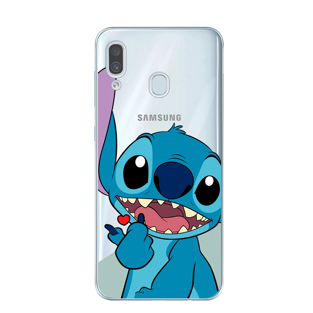 Чехол из мягкого ТПУ для samsung Galaxy A6 A8 плюс A7 A9 Крышка для samsung A10 A20 A30 A40 A50 A60 A70 A80 милые Прошитые Футляр для телефона