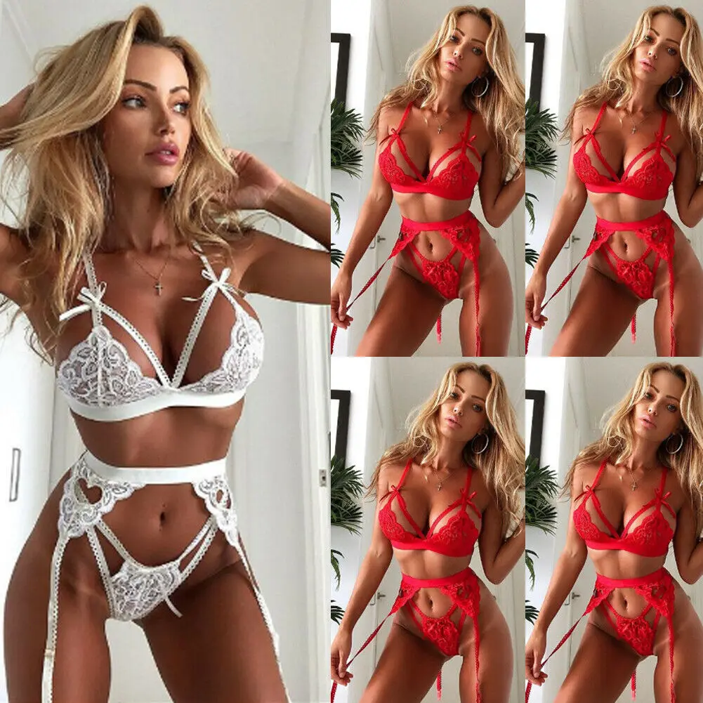 Женский сексуальный комплект Babydoll кружевной бюстгальтер набор стринги трусики Sissy экзотическое нижнее белье dessous Ночная одежда lenceria femenina