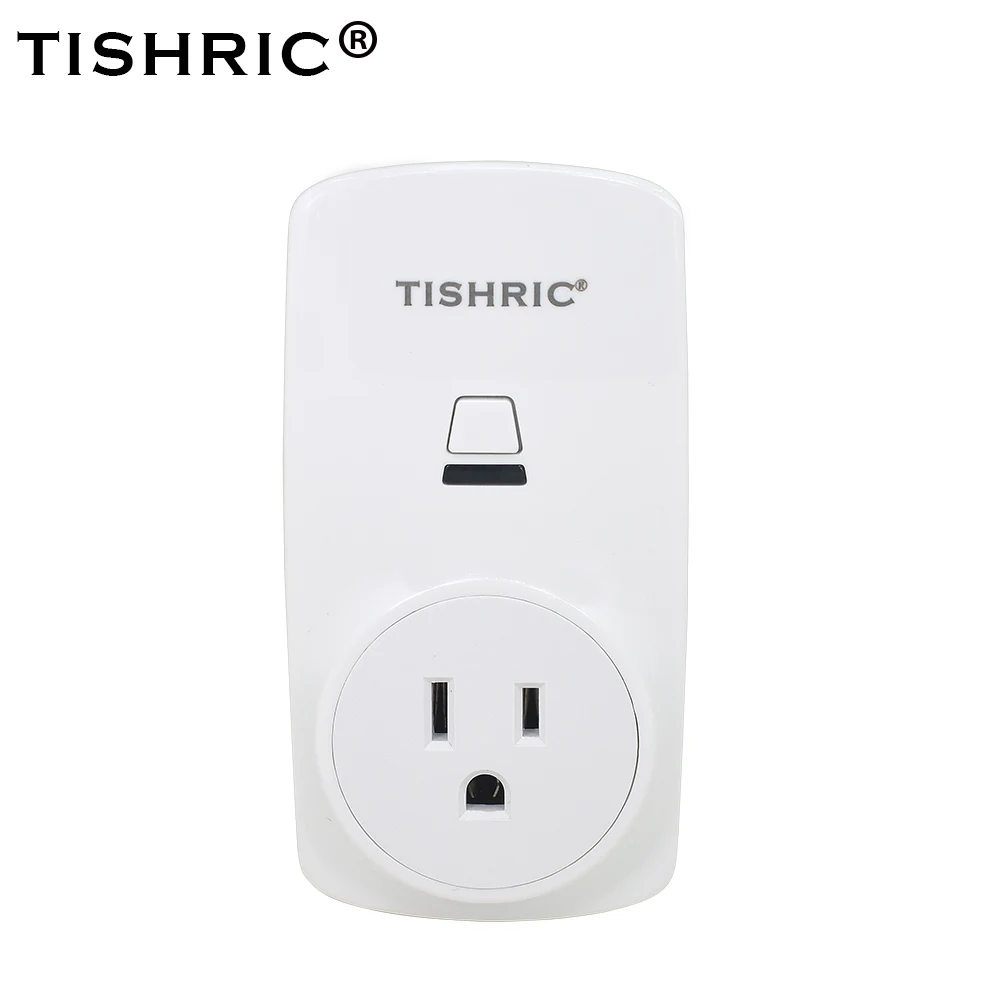 Tishric T30 10A WiFi умная розетка AU/FR/EU/UK/US Беспроводная штепсельная розетка основной умный переключатель поддержка Alexa Google IFTTT - Комплект: US plug