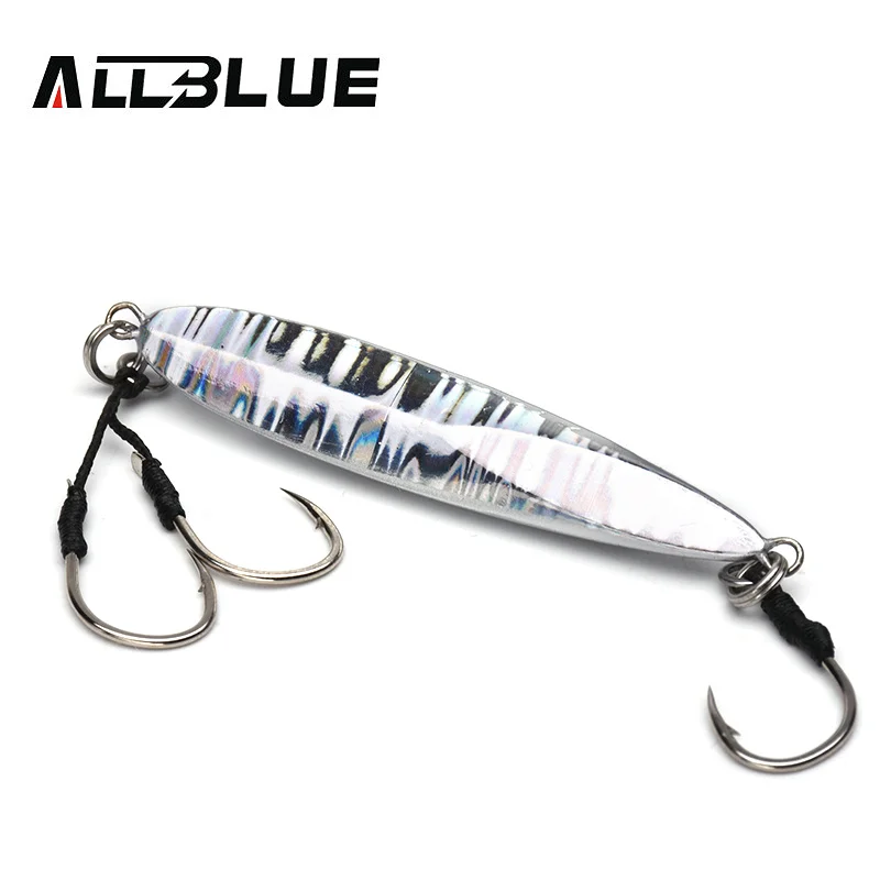 ALLBLUE новая медленно тонкая металлическая забрасывающаяся ложка 10 г 15