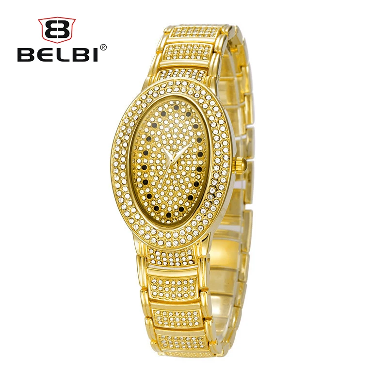 Роскошные Брендовые Часы BELBI Strip женские модные повседневные часы из сплава