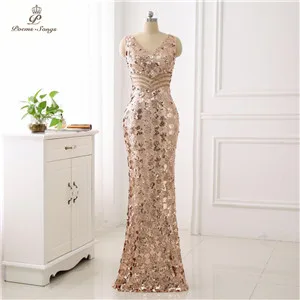 Color As Picture Стихи песни сексуальное приталенное вечернее платье вечерние платья vestido de festa Роскошный Черный блесток халат longue Выпускные платья светоотражающее платье - Цвет: Color As Picture
