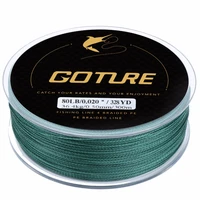 goture 300m 8 strands dark green super strong braided fishing line 20lb 30lb 40lb 50lb 65lb 80lb as tippet or main line
