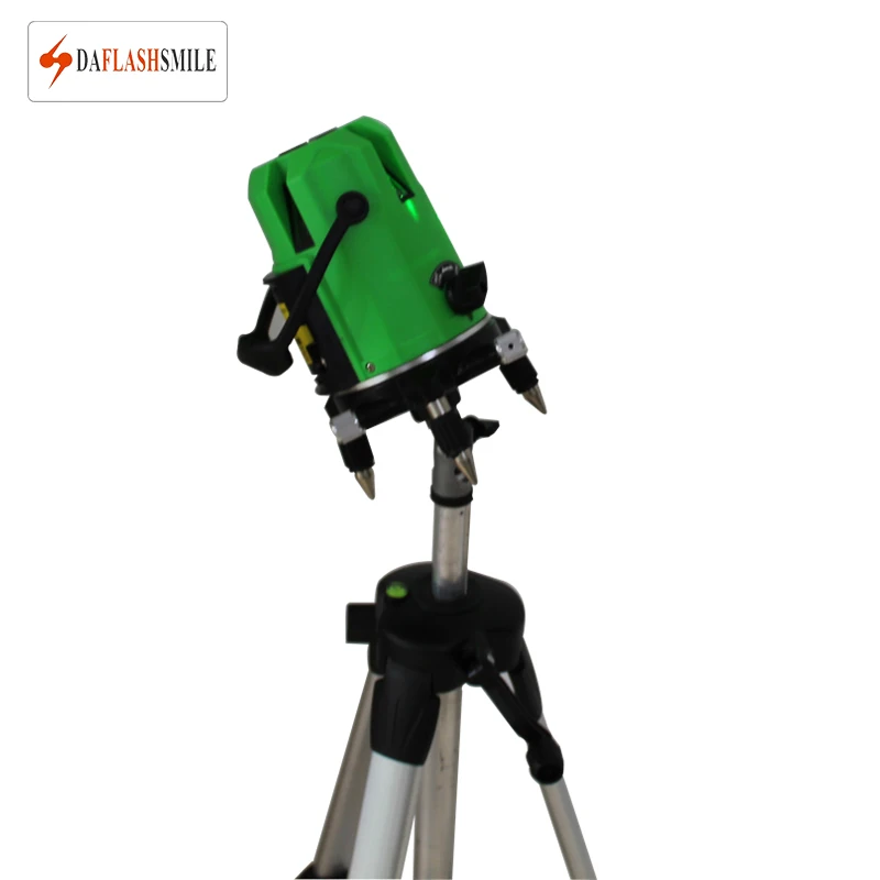 Лазерный уровень с зеленой линией 5 линий 6 точек наклонный модуль функция