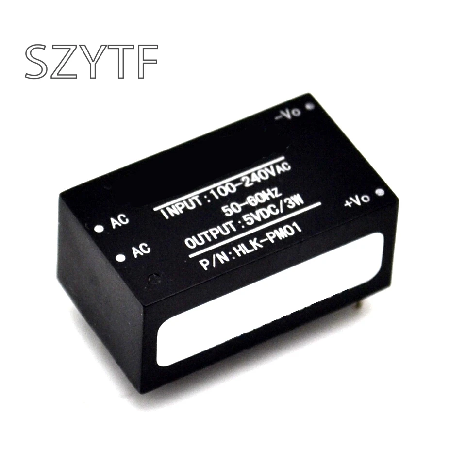 1 шт./лот HLK PM01 AC DC 220V 5V мини модуля питания интеллигентая (ый) бытовой выключатель