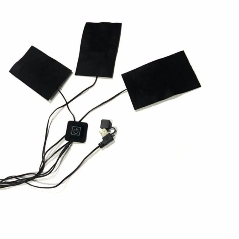 Заряжается от USB Тепловые колодки Водонепроницаемый углеродного волокна грелку