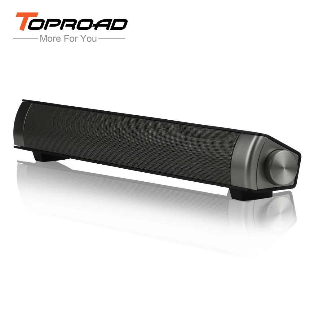 TOPROAD Мощный Bluetooth Саундбар ТВ Звук LP 08 HIFI мини Altavoz USB динамик для компьютера ПК