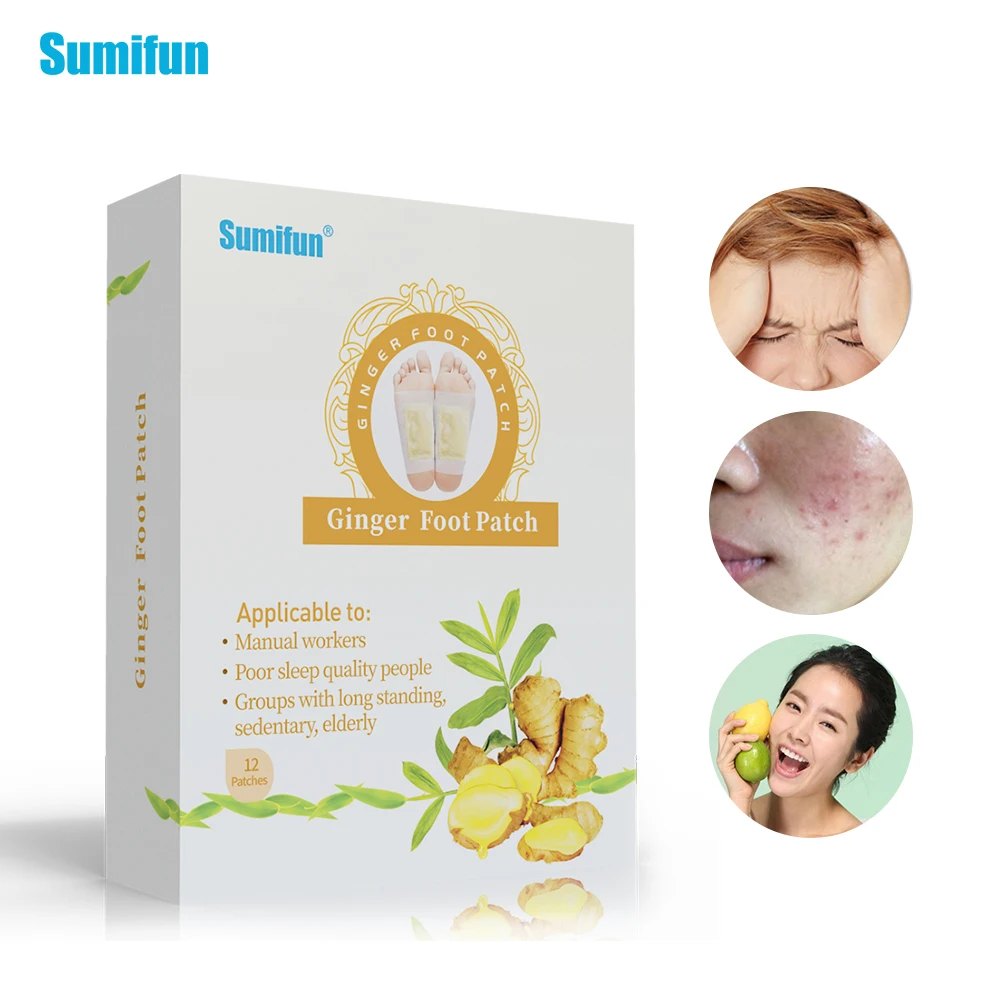 12 шт./кор. Sumifun имбирь а Печеночный ноги вытрезвителя бамбуковая уксусная колодки