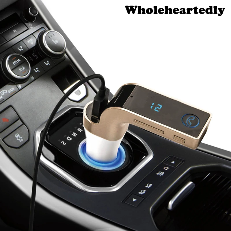 Автомобильный Bluetooth FM передатчик MP3 аудио плеер беспроводная связь модулятор