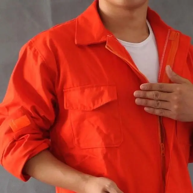 Мужской защитный комбинезон из 100% хлопка Мужская рабочая одежда мужской для