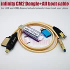 100% infinity CM2 BOX Dongle + UMF все кабели загрузки для GSM и CDMA, удалениеразблокировкаСетьОчисткачтение пользовательского телефона