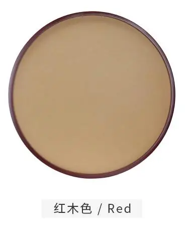 Red wood color 20, 31,5, 40, 50 см, круглая фоторамка, 20 дюймов, деревянная, для гостиной, креативная, настенная, подвесная, большой размер, фоторамка, деревянное украшение для стены - Цвет: Red wood color